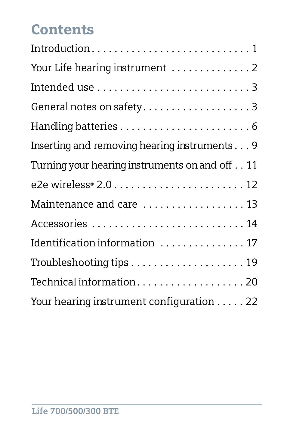 Siemens Life 500 User Manual | Page 3 / 27