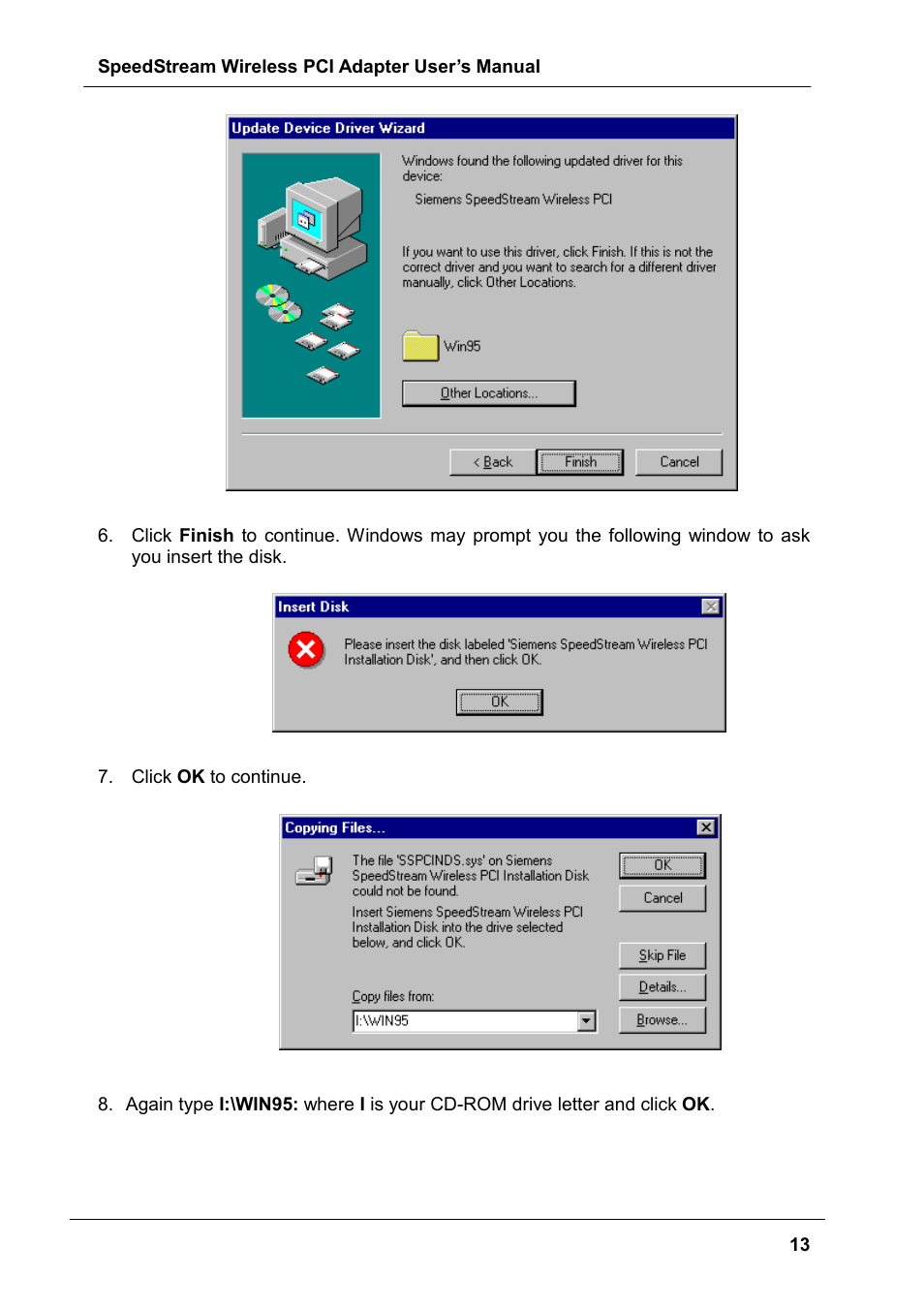 Siemens SS1024 User Manual | Page 13 / 48