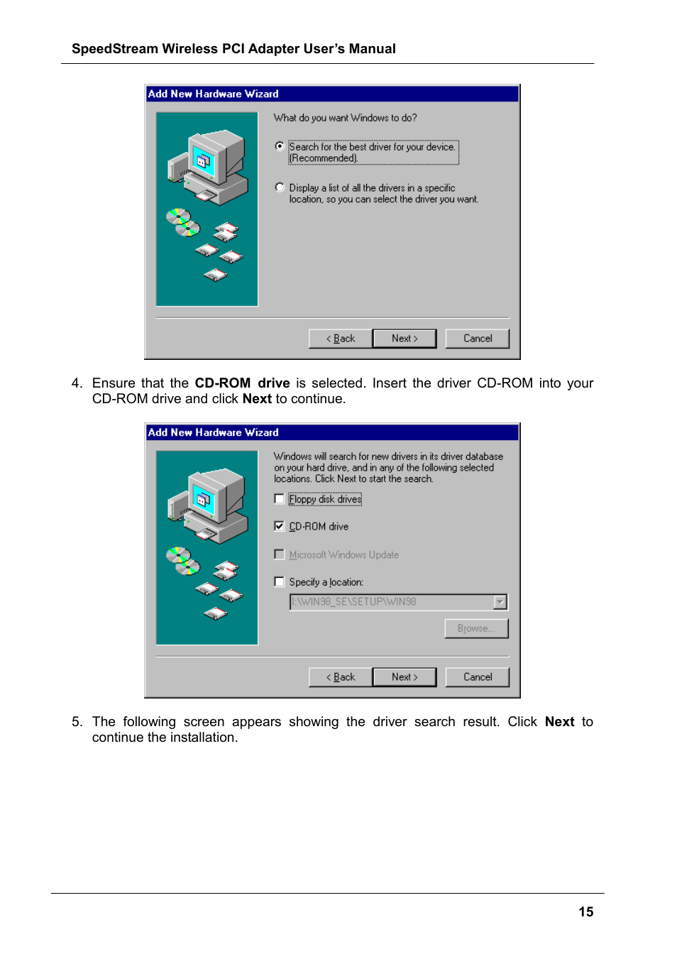 Siemens SS1024 User Manual | Page 15 / 48