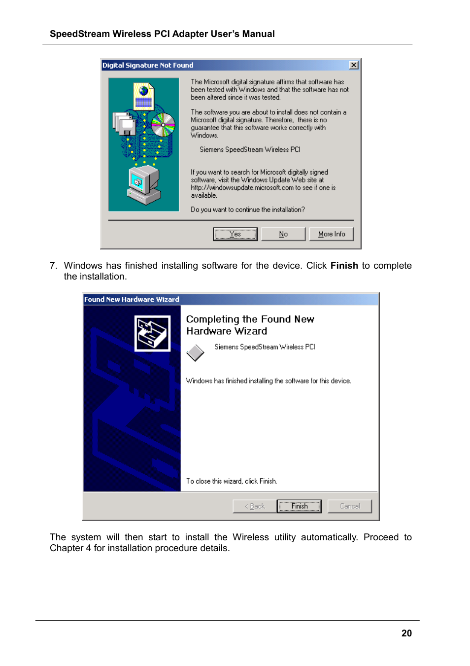 Siemens SS1024 User Manual | Page 20 / 48