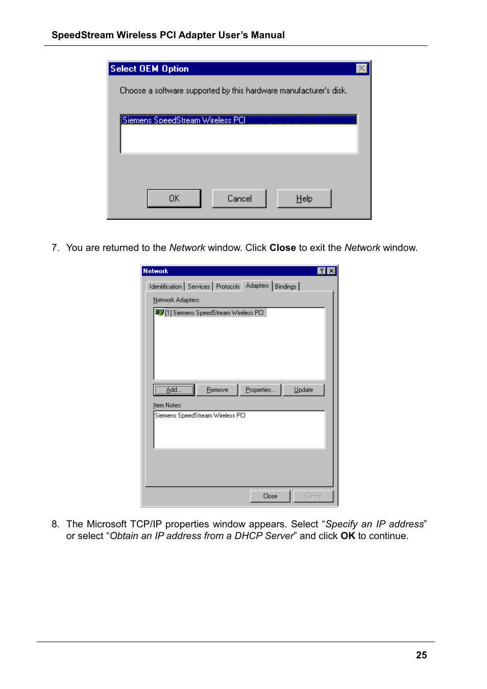 Siemens SS1024 User Manual | Page 25 / 48