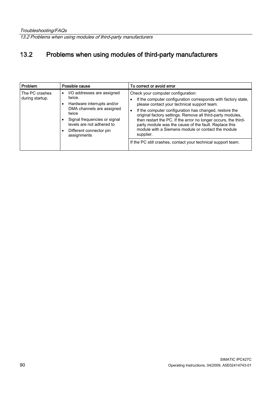 Siemens Simatic Industrial PC IPC427C User Manual | Page 90 / 170