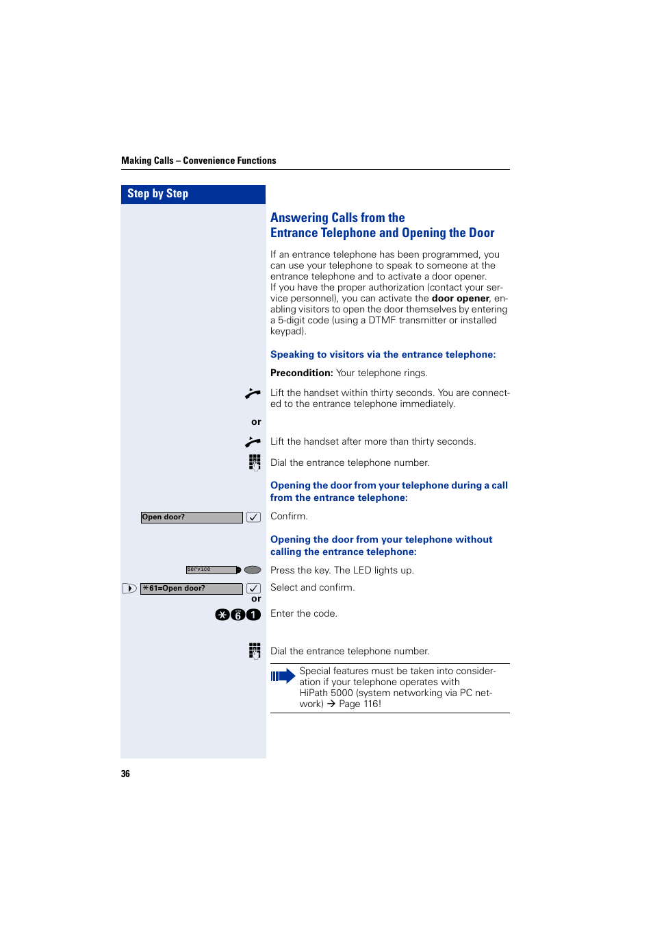 Siemens HIPATH 2000 User Manual | Page 36 / 139