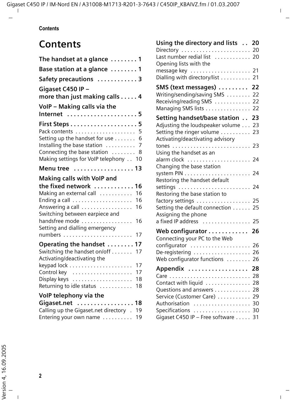 Siemens C450 IP User Manual | Page 3 / 39