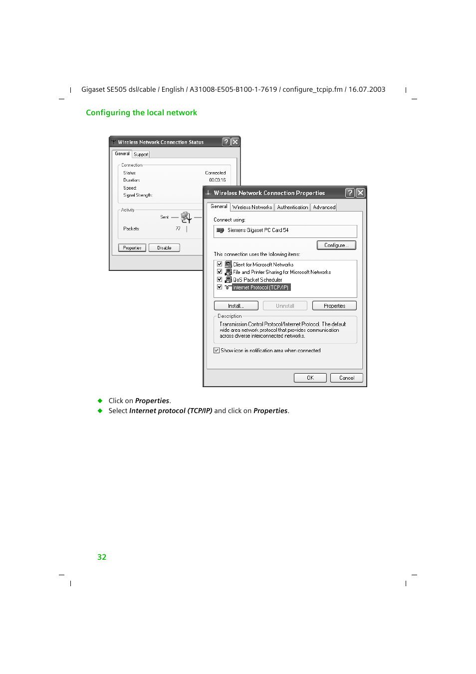 Siemens SE505 User Manual | Page 33 / 135