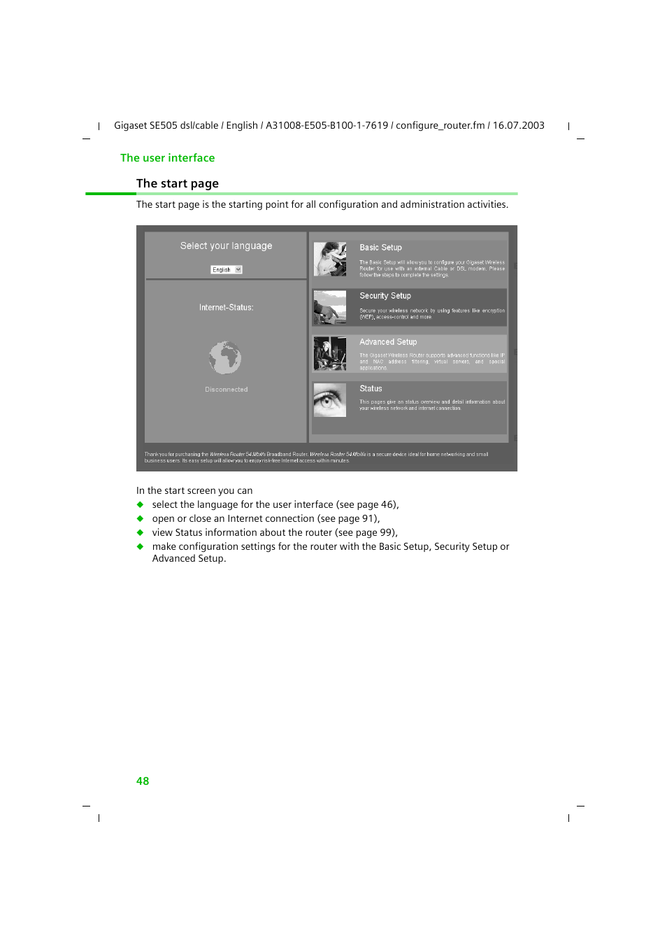 Siemens SE505 User Manual | Page 49 / 135