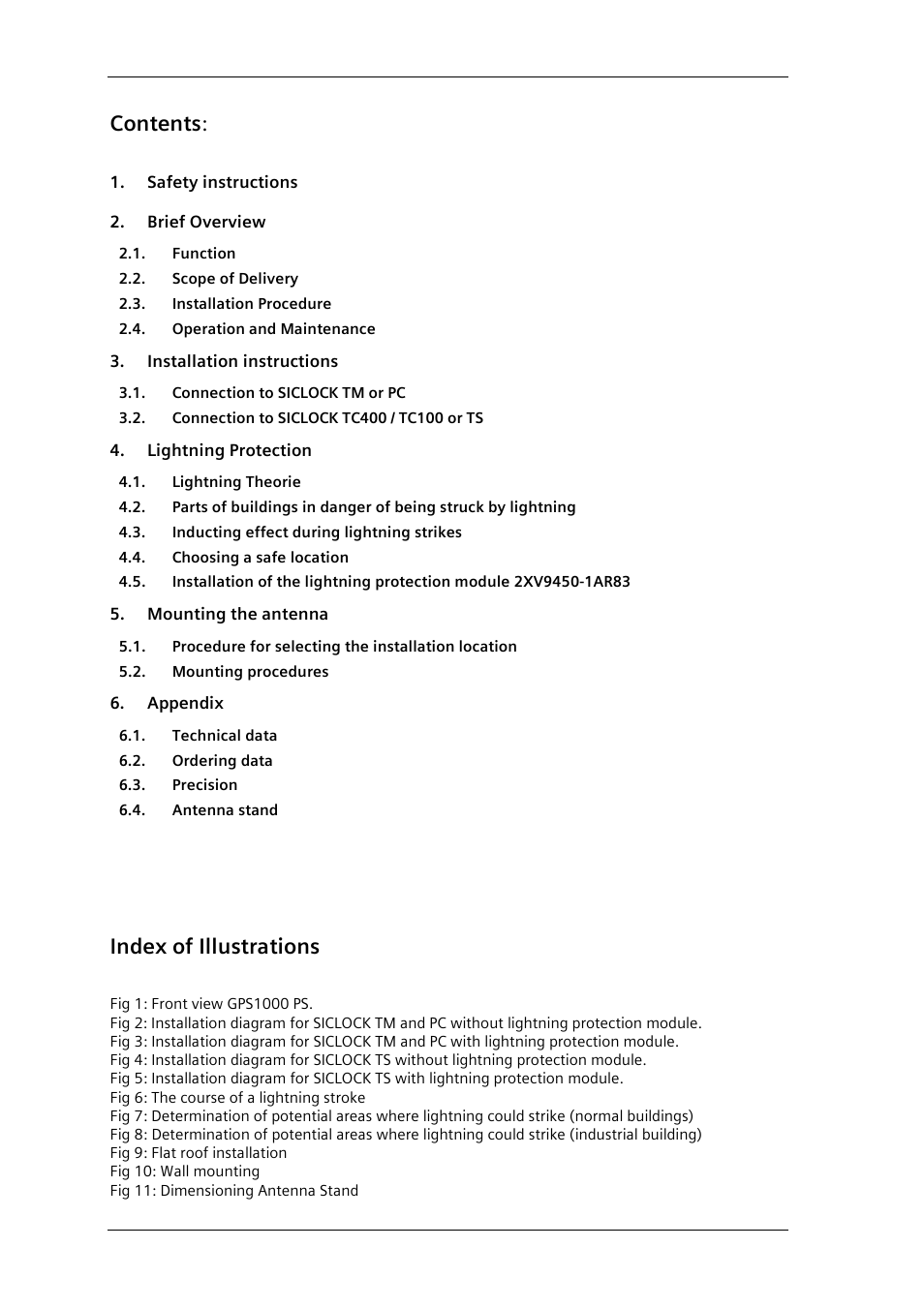 Siemens GPS1000 Radio Clock 2XV9450-1AR82 User Manual | Page 3 / 21