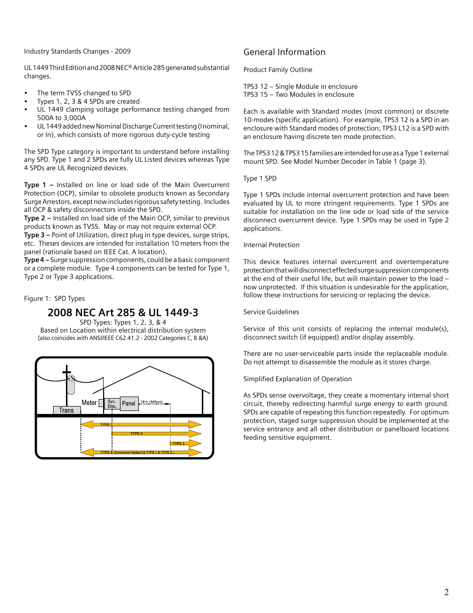 General information | Siemens Surge Protective Device TPS3 12 User Manual | Page 5 / 16