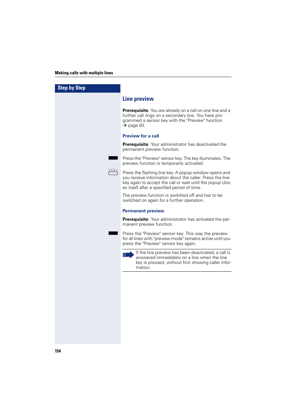 Line preview | Siemens HIPATH 8000 User Manual | Page 154 / 297