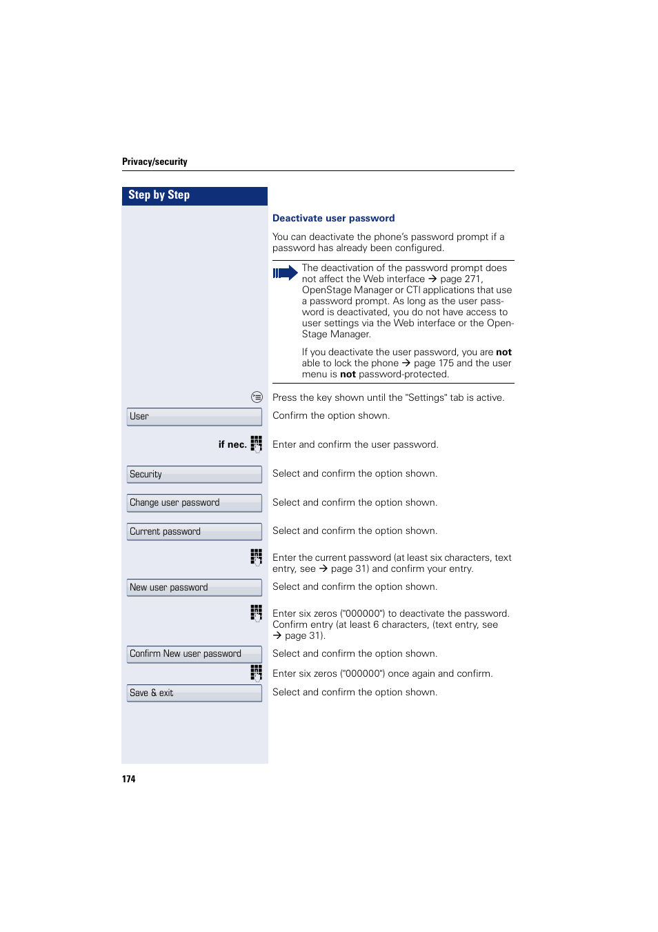 Siemens HIPATH 8000 User Manual | Page 174 / 297