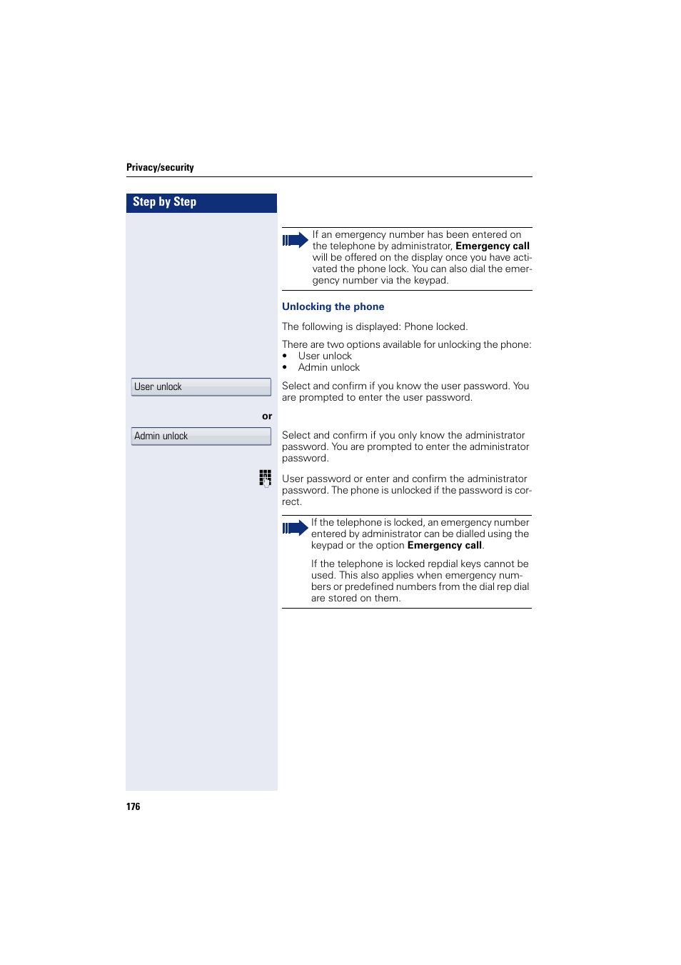 Siemens HIPATH 8000 User Manual | Page 176 / 297