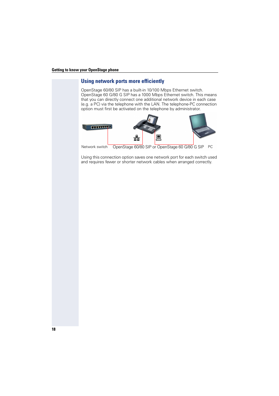 Using network ports more efficiently | Siemens HIPATH 8000 User Manual | Page 18 / 297