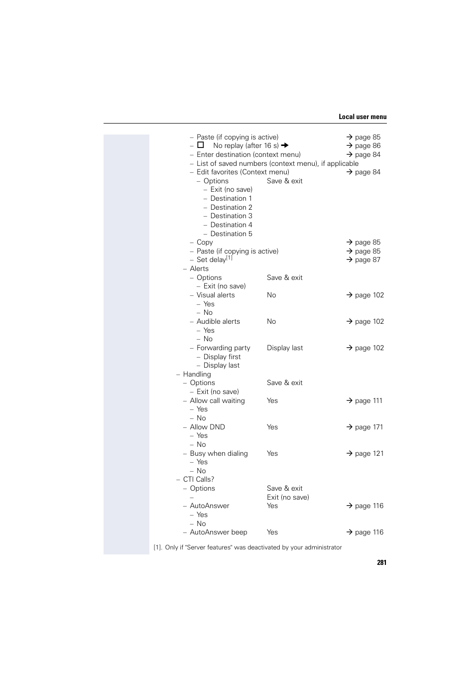 Siemens HIPATH 8000 User Manual | Page 281 / 297