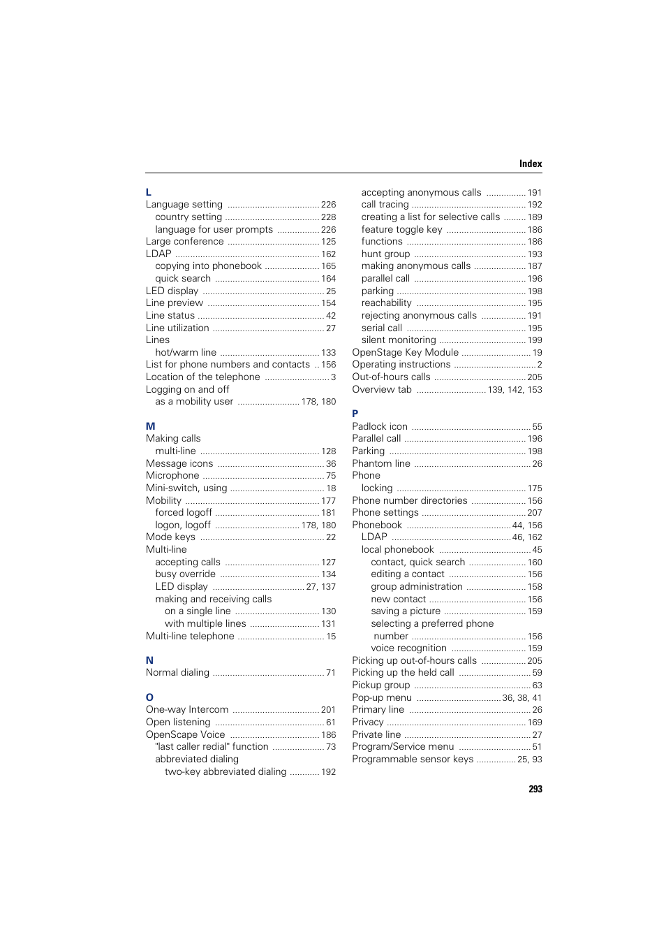 Siemens HIPATH 8000 User Manual | Page 293 / 297