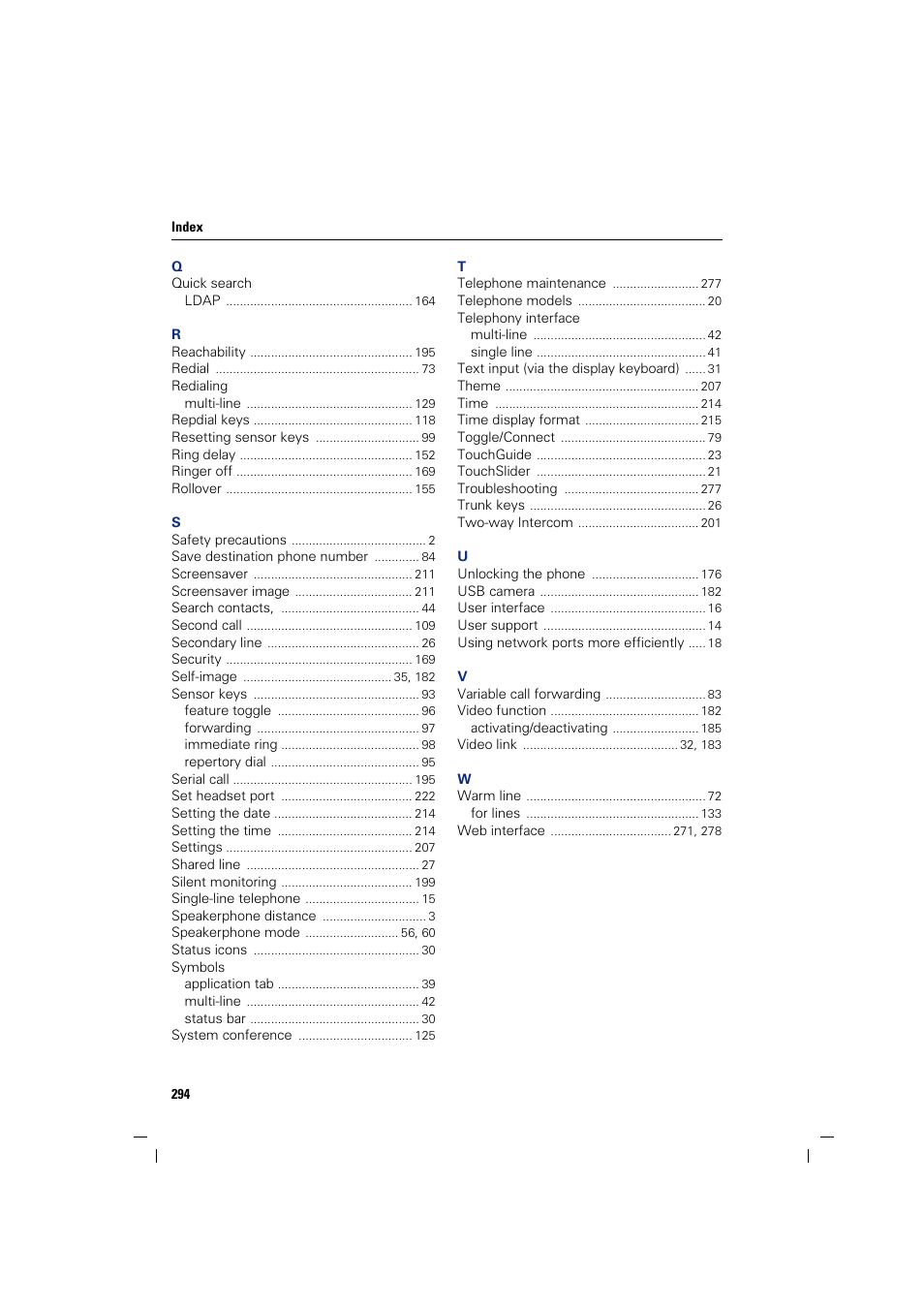 Siemens HIPATH 8000 User Manual | Page 294 / 297