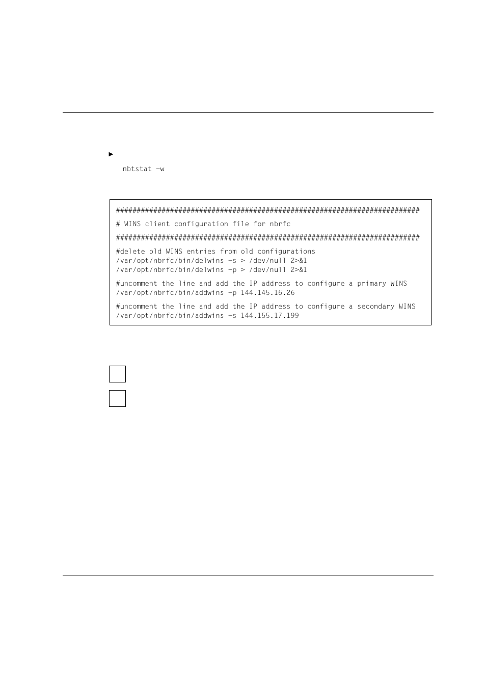 Nbtstat -w | Siemens Unix V4.0 User Manual | Page 109 / 365