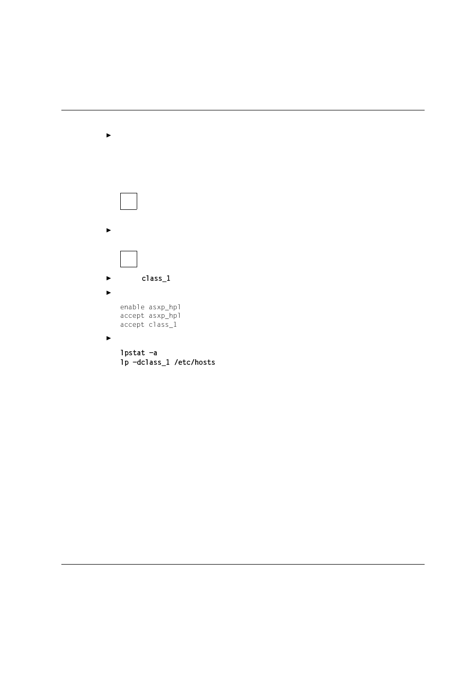 2 configuring spool v4.x, Set up spool system, Set up supervisor | Add printer to the supervisor, Enable asxp_hpl accept asxp_hpl accept class_1 | Siemens Unix V4.0 User Manual | Page 126 / 365