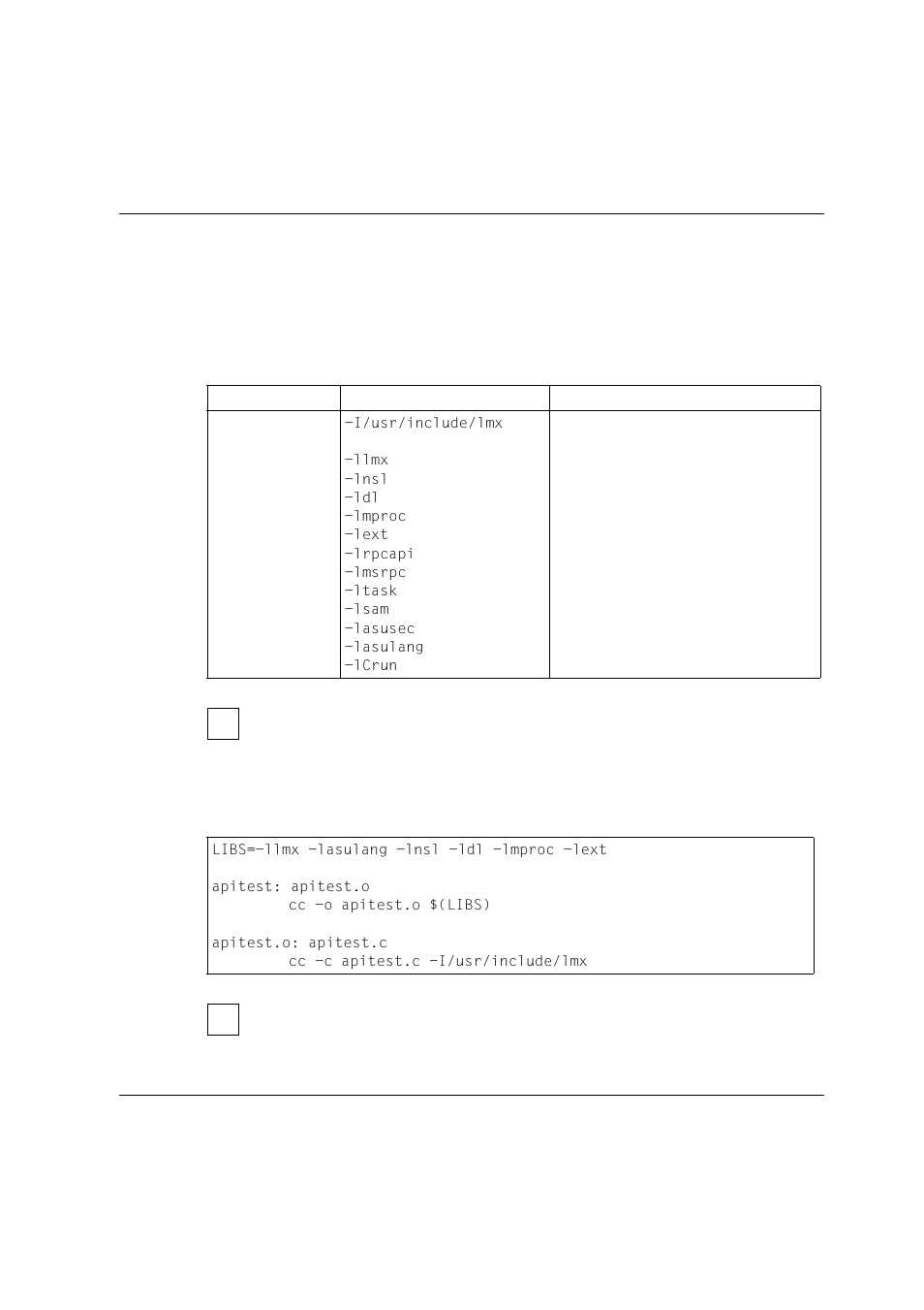 1 call options for compilers and linkers | Siemens Unix V4.0 User Manual | Page 138 / 365