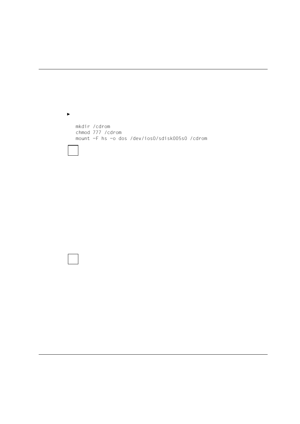 2 sharing a cd-rom drive, Administration guidelines sharing a cd-rom drive, F hs | Siemens Unix V4.0 User Manual | Page 141 / 365