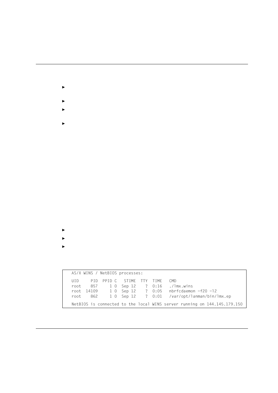 4 using the wins command, Implementing wins using the wins command | Siemens Unix V4.0 User Manual | Page 215 / 365