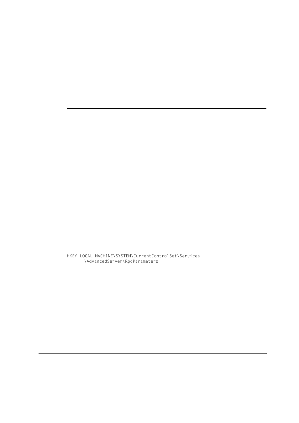 6 rpc parameters entries, Browsermaxcalls reg_dword 5 - infinity | Siemens Unix V4.0 User Manual | Page 299 / 365