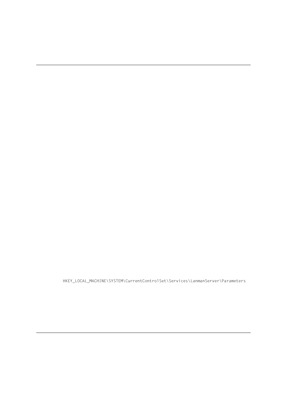 9 lanman server parameters, Advanced server registry lanman server parameters, Accessalert reg_dword | Siemens Unix V4.0 User Manual | Page 306 / 365