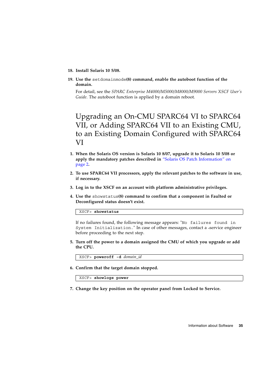 Siemens SPARC ENTERPRISE M8000 User Manual | Page 43 / 50