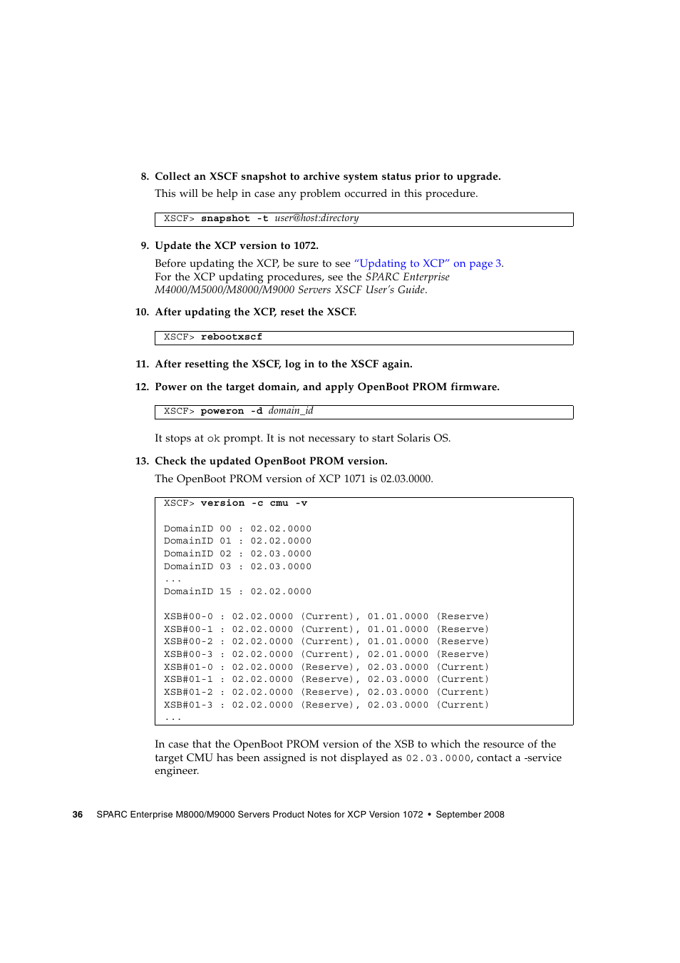 Siemens SPARC ENTERPRISE M8000 User Manual | Page 44 / 50