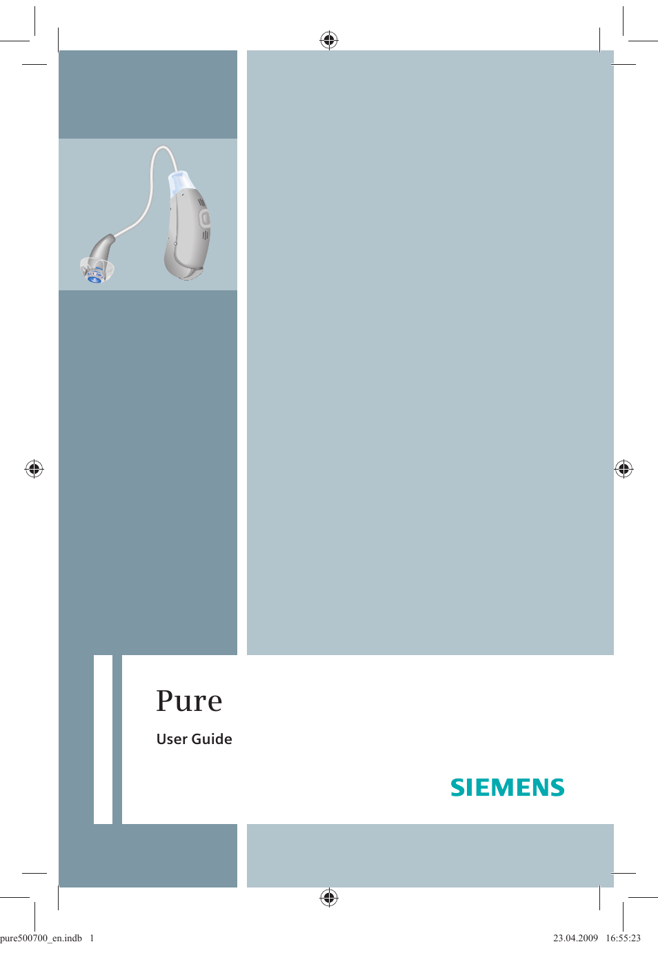 Siemens Pure 700 User Manual | 36 pages