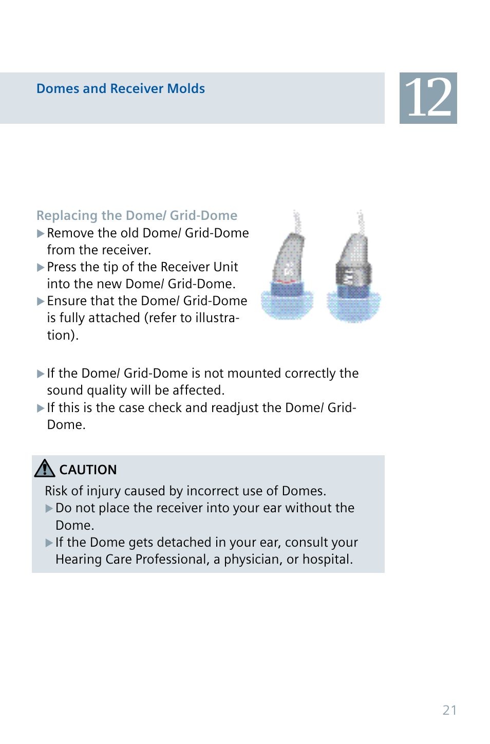 Siemens Pure 700 User Manual | Page 21 / 36