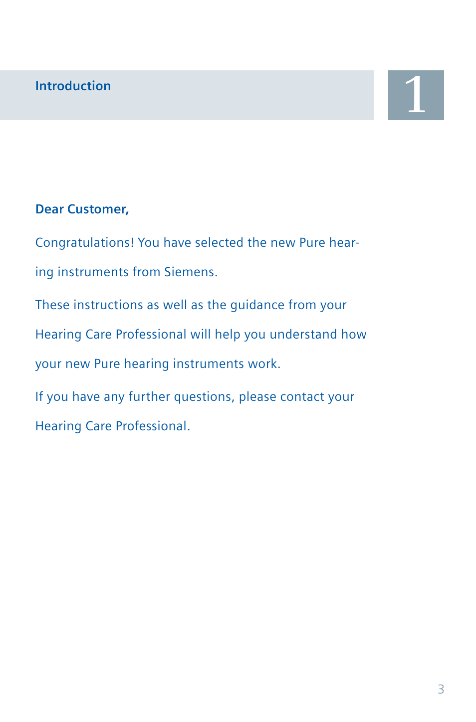 Siemens Pure 700 User Manual | Page 3 / 36