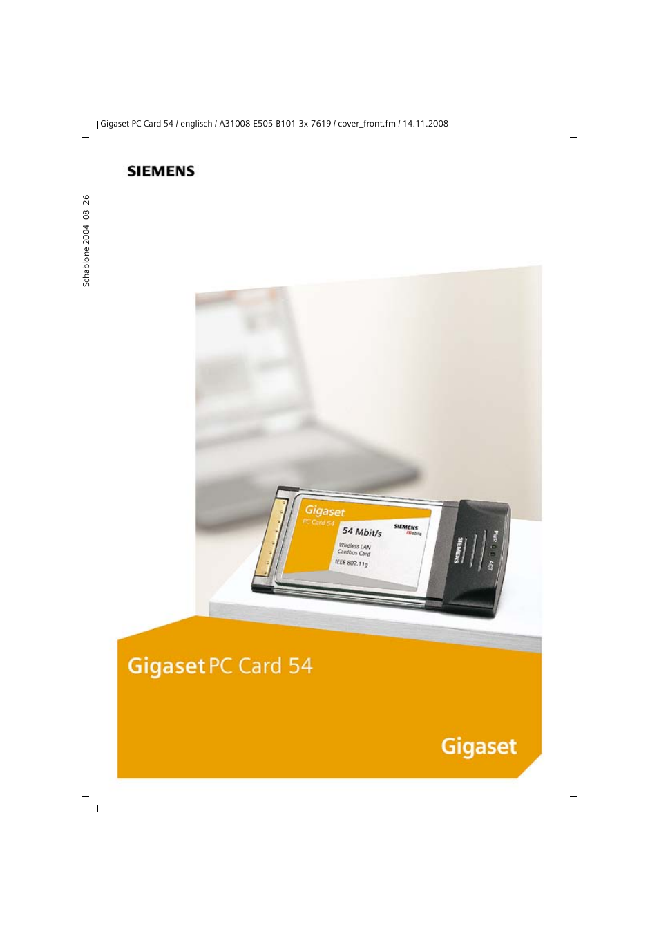 Siemens GIGASET 54 User Manual | 56 pages