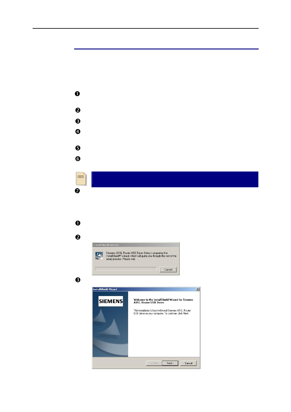 Usb driver installation | Siemens SLI-5310 User Manual | Page 13 / 128