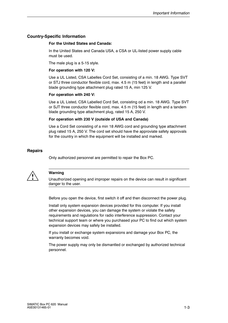 Siemens Simatic 620 User Manual | Page 15 / 216