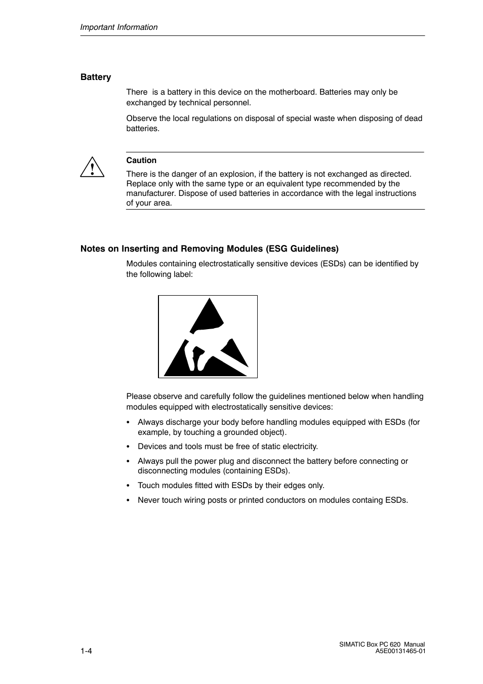 Siemens Simatic 620 User Manual | Page 16 / 216