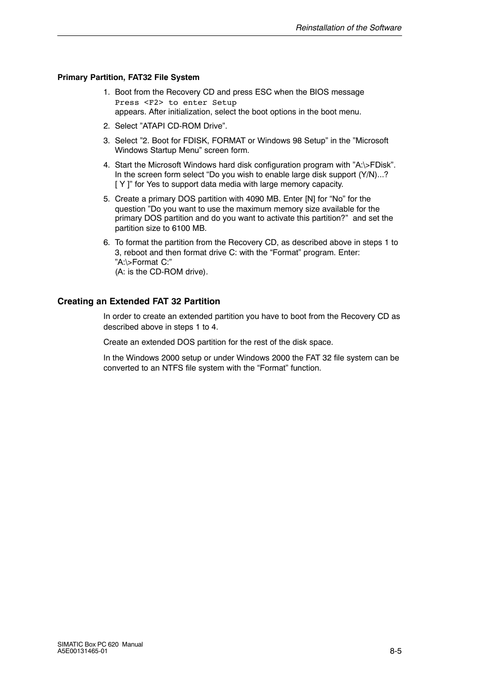 Siemens Simatic 620 User Manual | Page 175 / 216