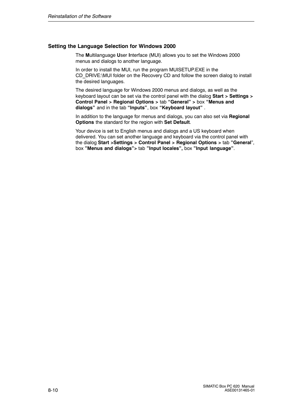 Siemens Simatic 620 User Manual | Page 180 / 216