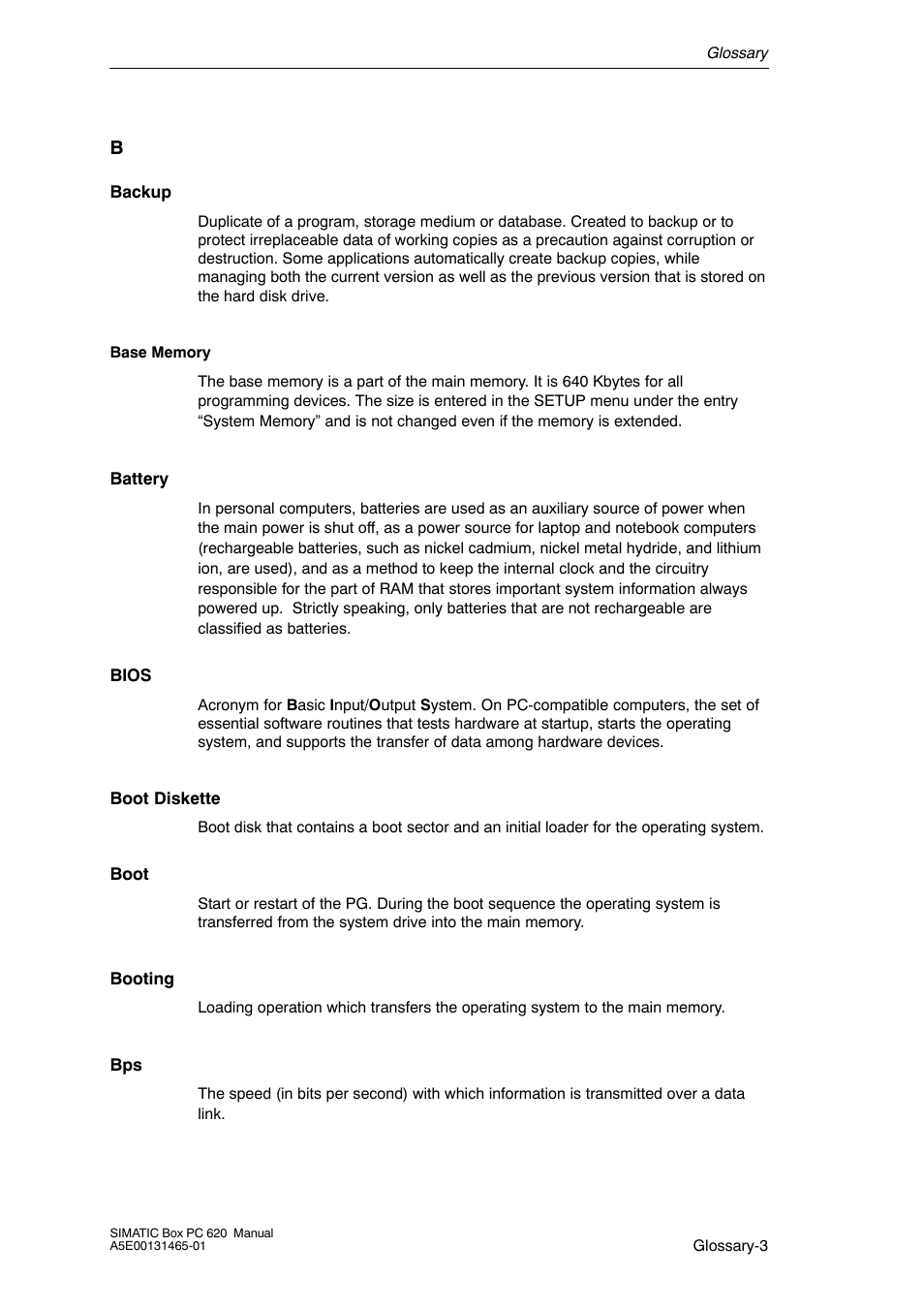 Siemens Simatic 620 User Manual | Page 193 / 216