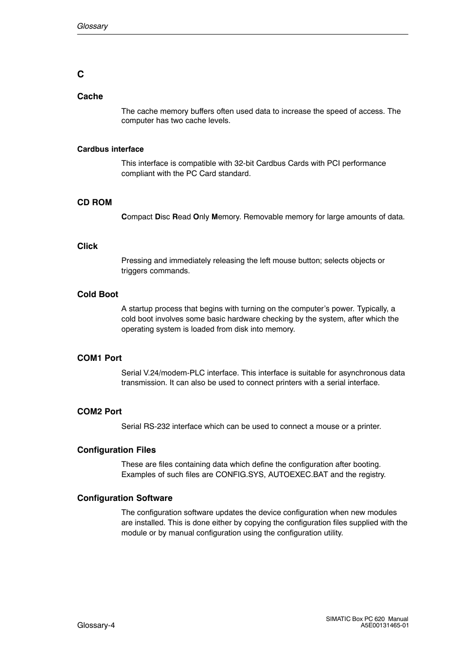 Siemens Simatic 620 User Manual | Page 194 / 216