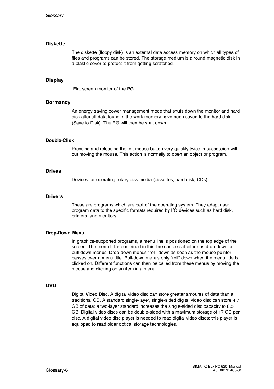 Siemens Simatic 620 User Manual | Page 196 / 216