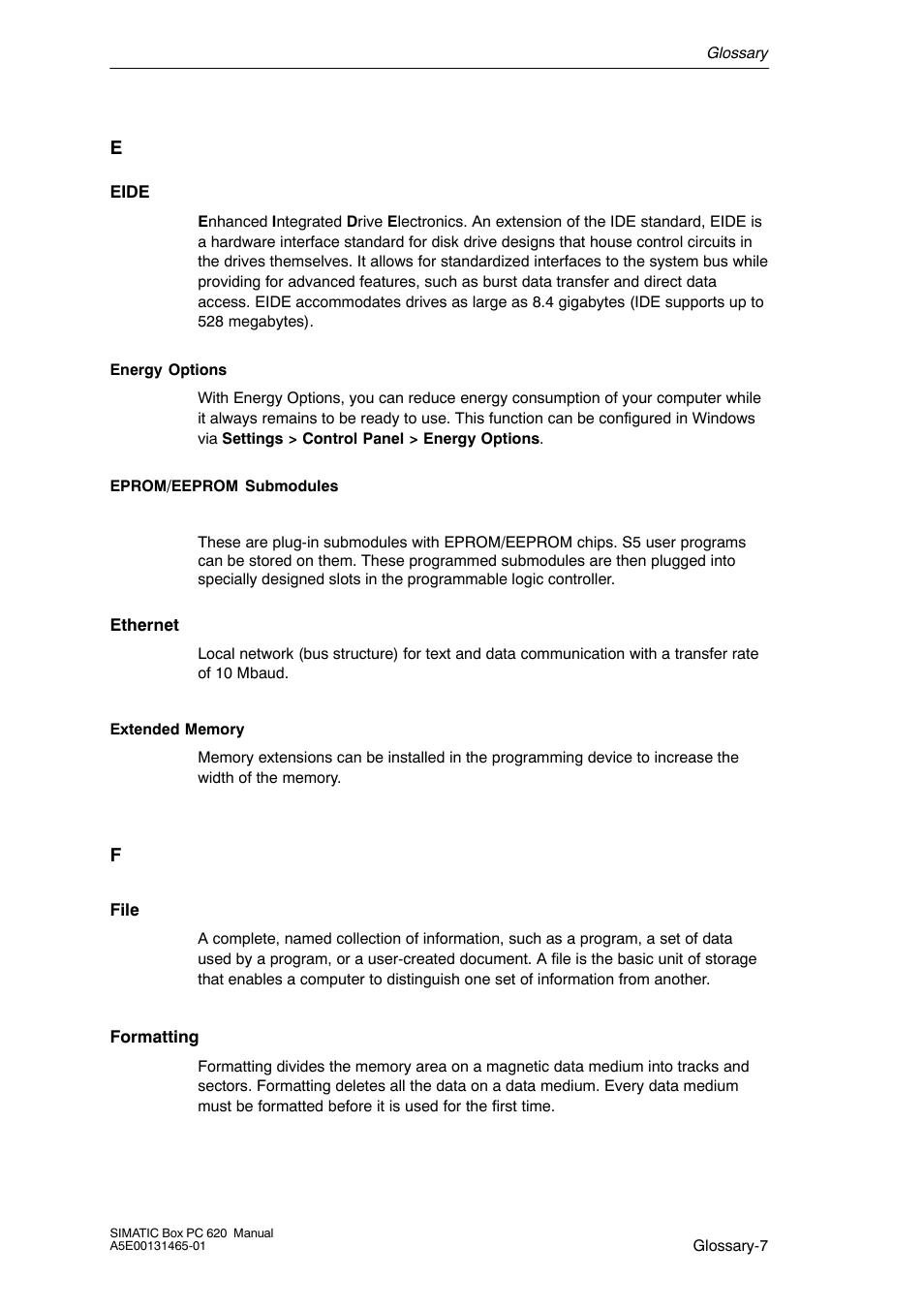 Siemens Simatic 620 User Manual | Page 197 / 216