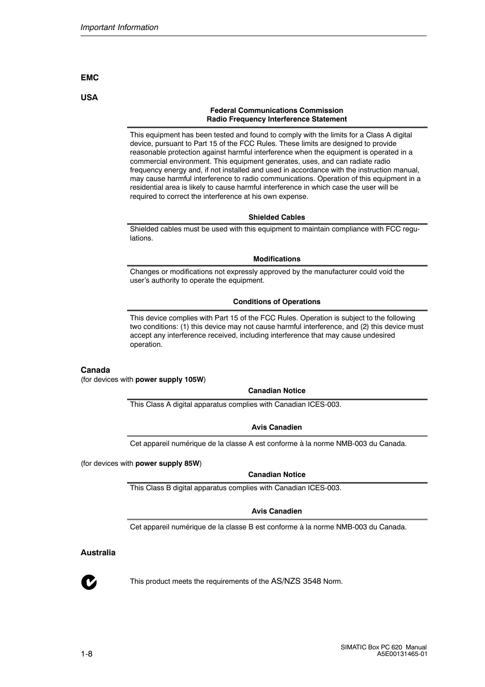 Siemens Simatic 620 User Manual | Page 20 / 216