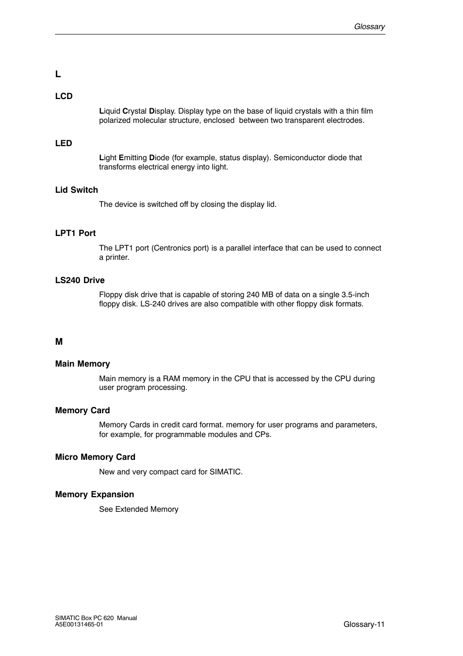 Siemens Simatic 620 User Manual | Page 201 / 216