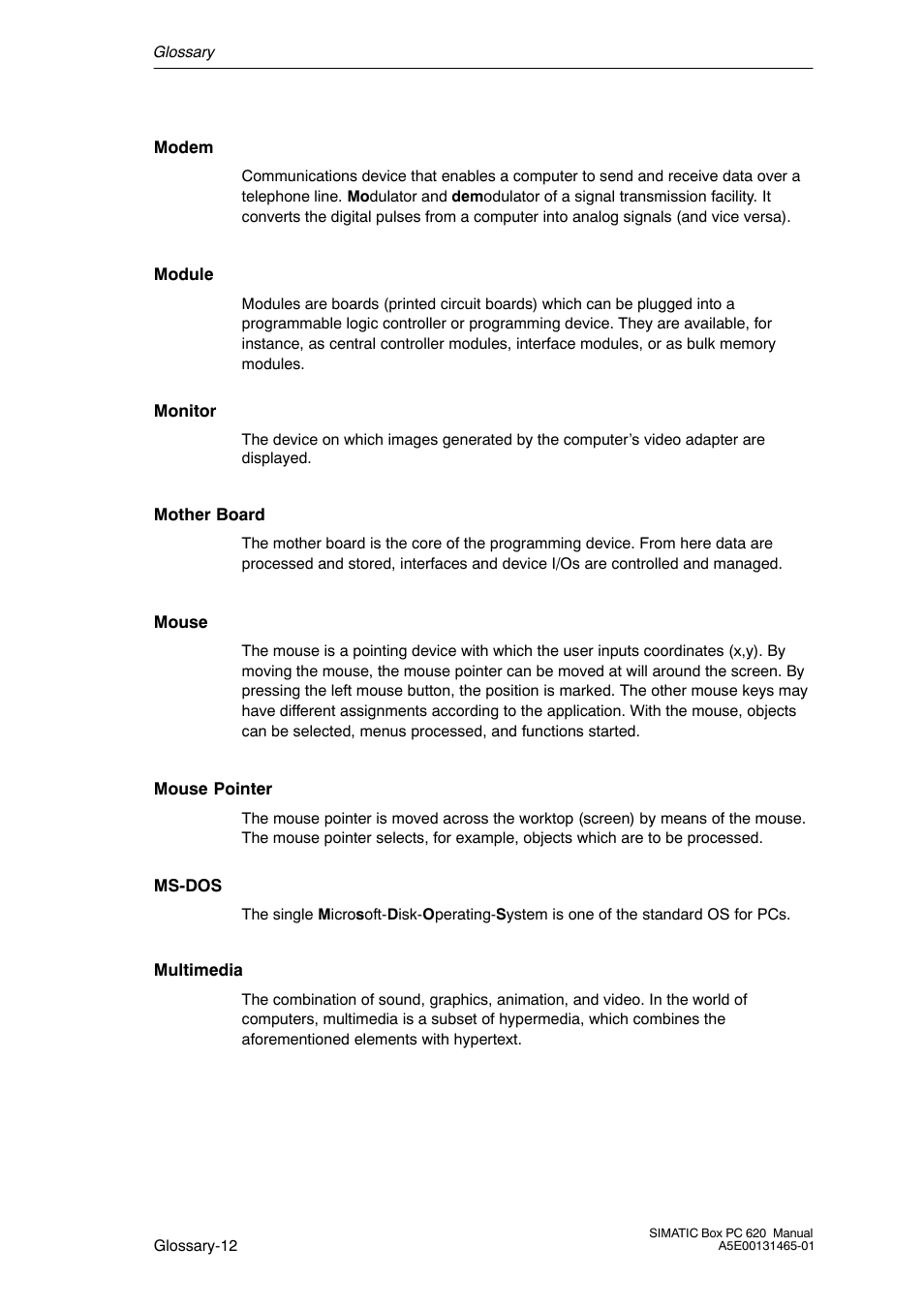 Siemens Simatic 620 User Manual | Page 202 / 216