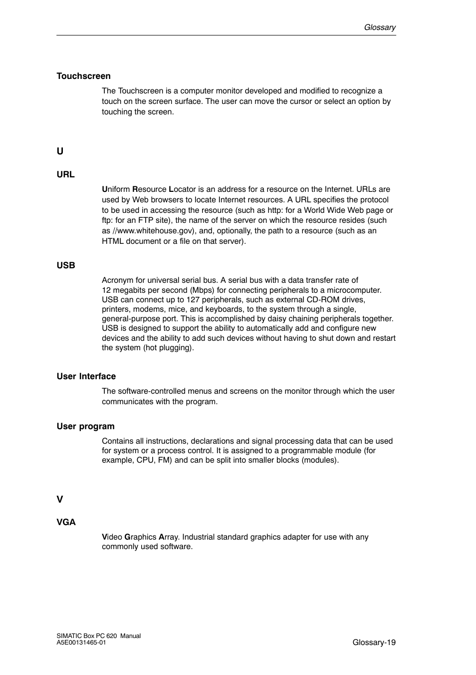 Siemens Simatic 620 User Manual | Page 209 / 216
