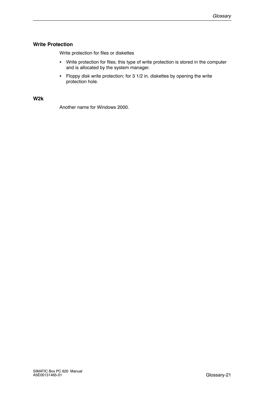 Siemens Simatic 620 User Manual | Page 211 / 216