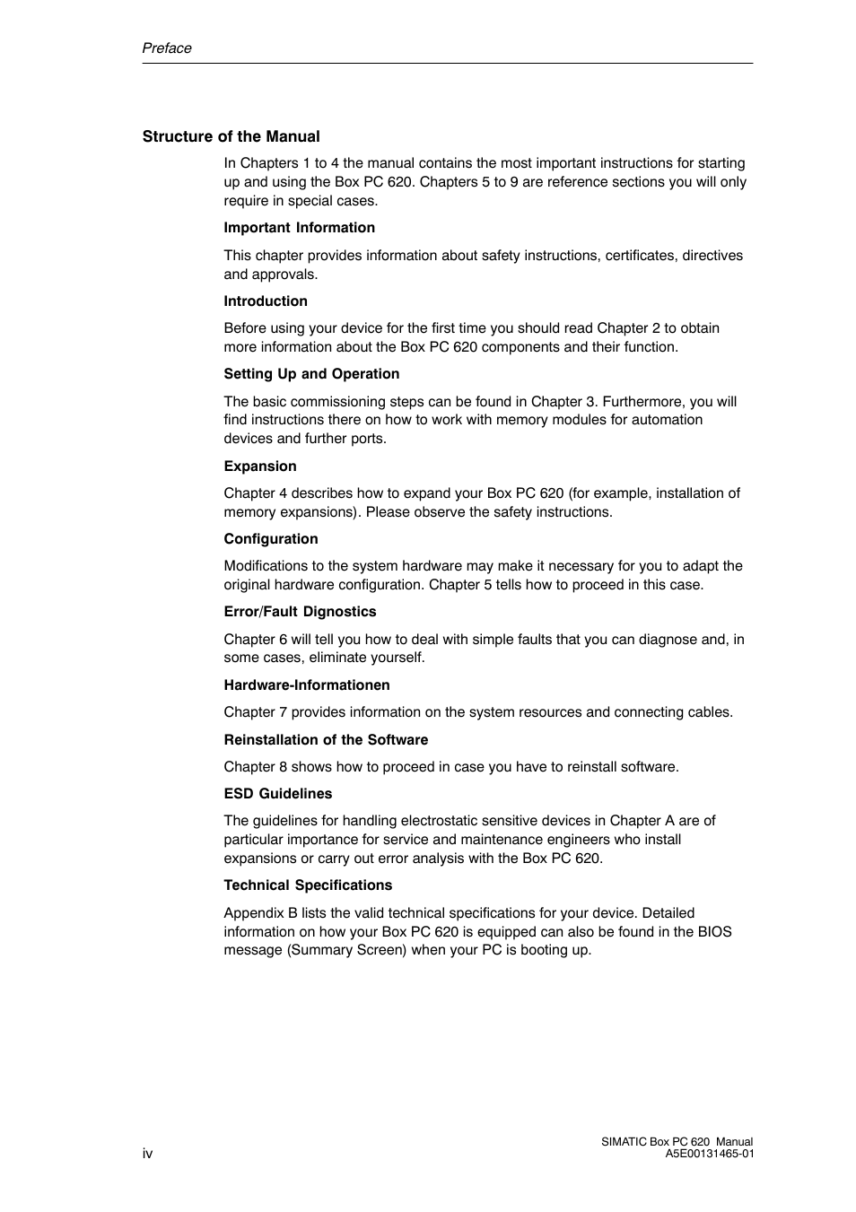 Siemens Simatic 620 User Manual | Page 4 / 216