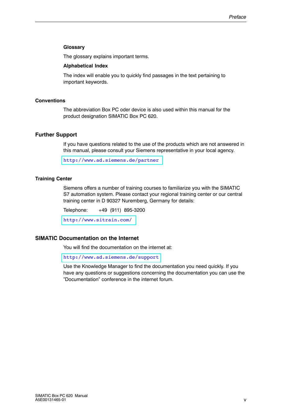 Siemens Simatic 620 User Manual | Page 5 / 216