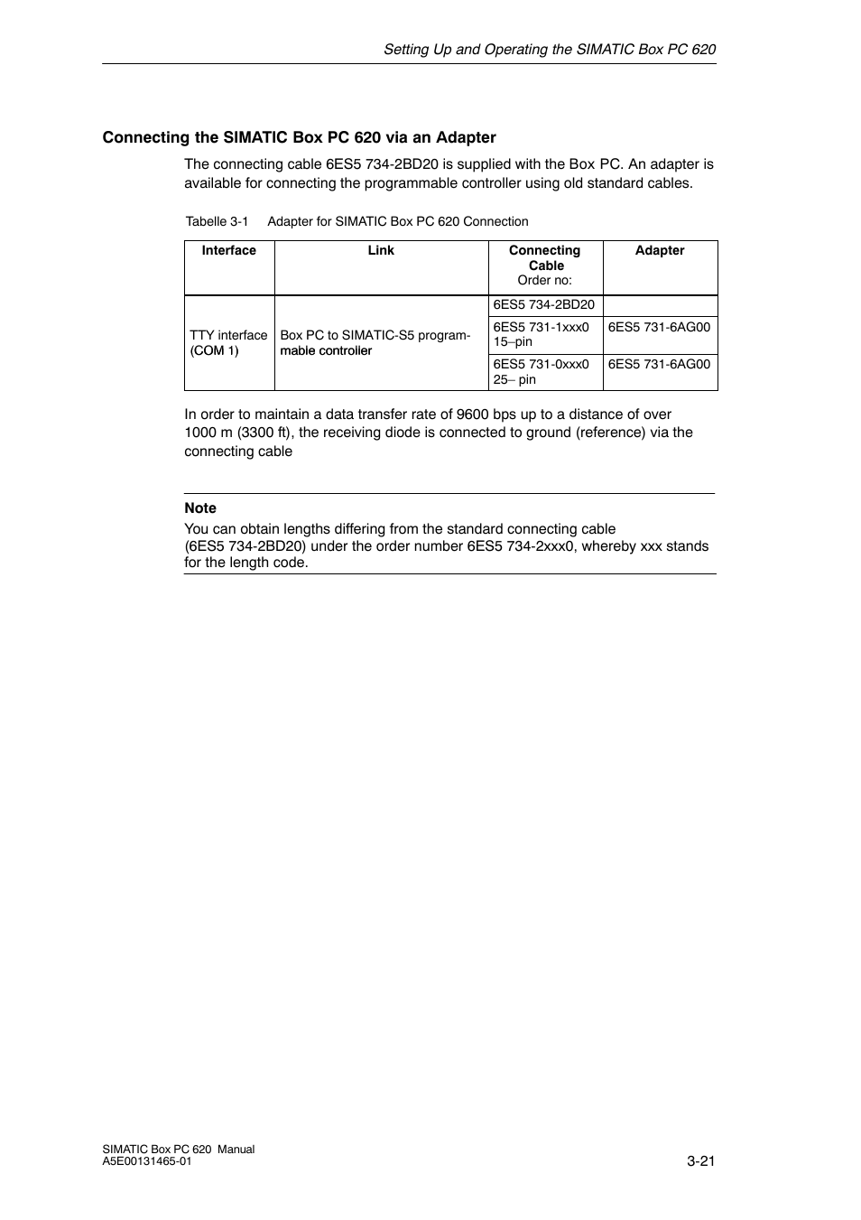 Siemens Simatic 620 User Manual | Page 55 / 216