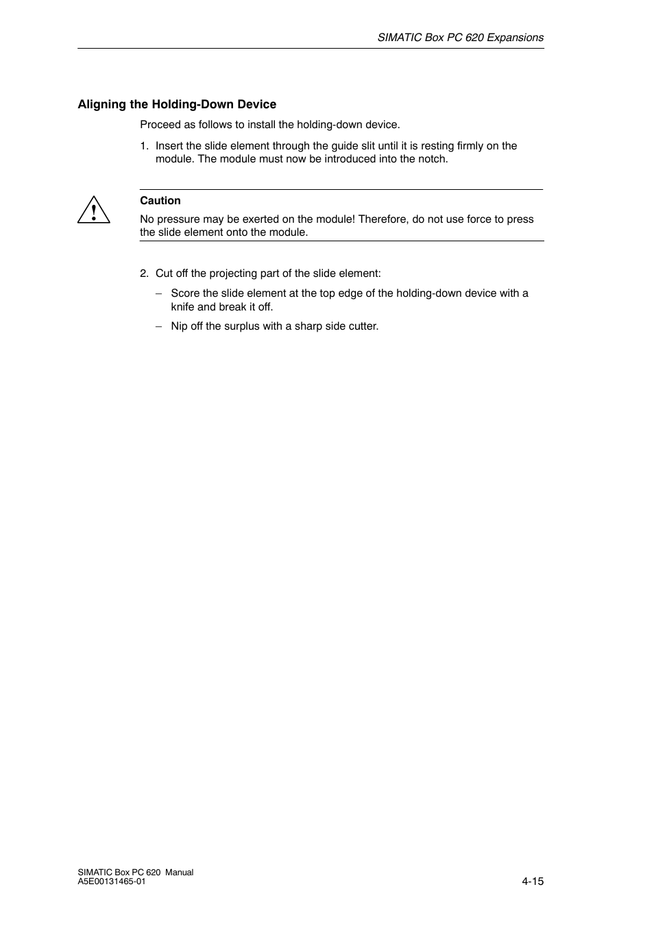 Siemens Simatic 620 User Manual | Page 75 / 216